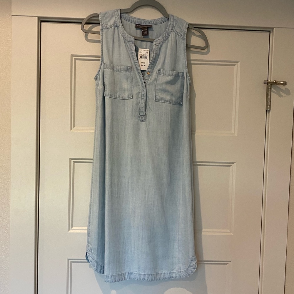 NWT Chambray A Pea in the Pod Dress